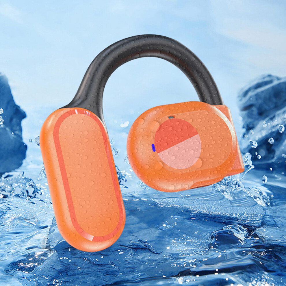 Jacenvly Wireless Gaming Headset Clearance Wireless Bluetooth Headphones Conduction Sports Game Music Heavy Bass Noise Reduction Earphones 9418476365058