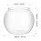 Clear Plastic Fish Bowl Terrarium Aquarium Vase Decoration 3