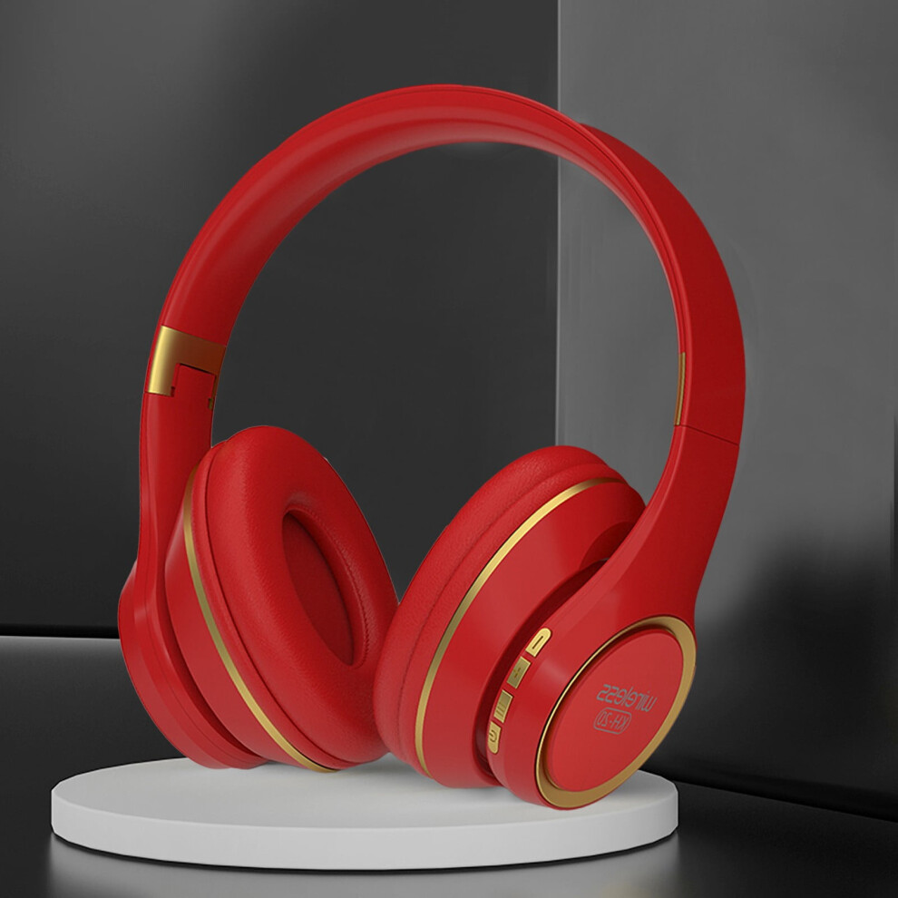 Rnemite-Amo Wireless Over-Ear Headphones, Noise Canceling Bluetooth With Mic, Soft Earmuffs, Retractable Holder & Audio Cable Support 9130661645850