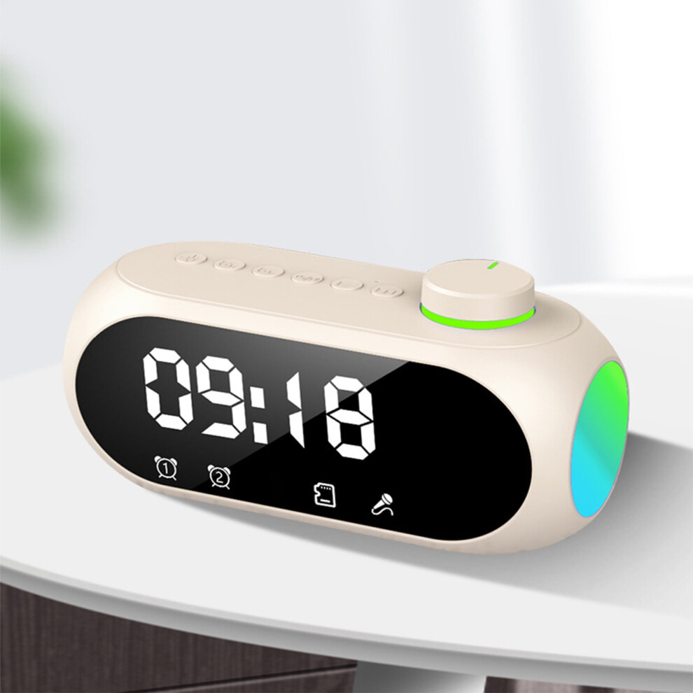 Back To School Bluetooth Speaker, Bluetooth 5.0, Portable, Heavy Bass, Hifi Stereo Sound, Led Lights, Alarm, Fm Radio 9130661647533