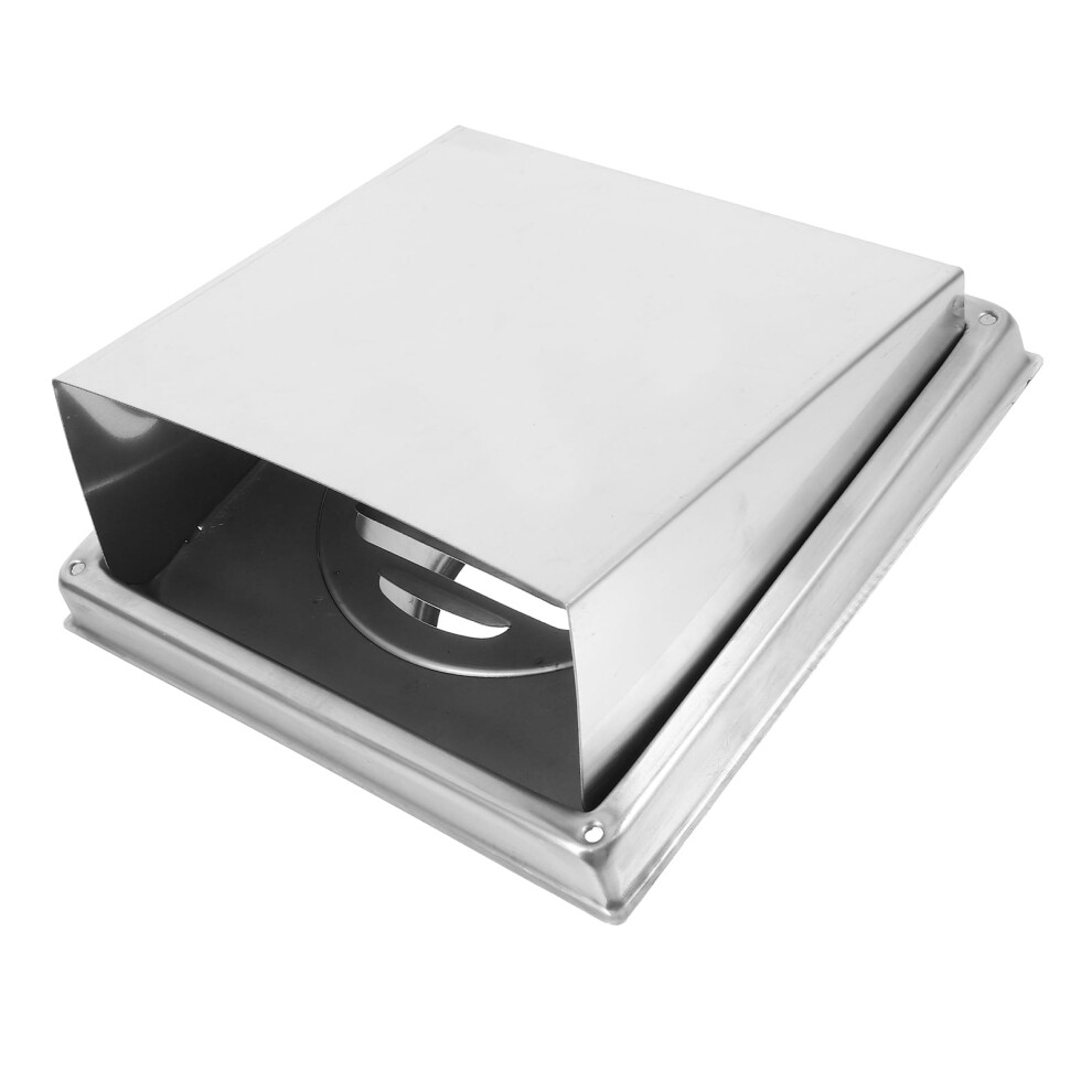 Patkaw Stainless Steel Square Dryer Vent Cover, Dryer Exhaust Vent Dryer Vents Range Hood Vent Covers For Kitchen, Bathroom, And Exterior Walls 9170372875542