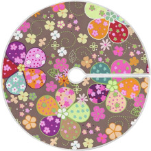 Easter Eggs Flower Christmas Tree Skirt Home Decoration Large Round Tree Skirt , Saint Easter Gifts