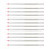 12Pcs Roll Paper Point Pens Thread Machine Sewing Pens Multi-purpose Crayons (White) 4