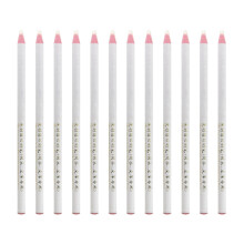 12Pcs Roll Paper Point Pens Thread Machine Sewing Pens Multi-purpose Crayons (White)