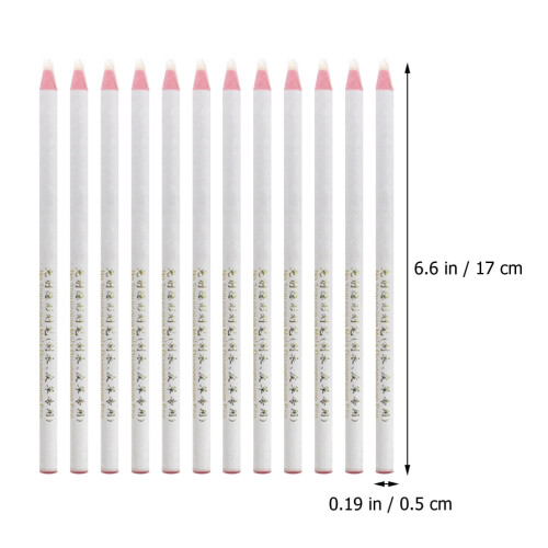 12Pcs Roll Paper Point Pens Thread Machine Sewing Pens Multi-purpose Crayons (White) 1
