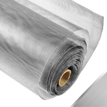 304 Stainless Steel Window Screen Roll 47in x 10ft 22 Mesh Pest Blocking Heavy Duty for Doors and Windows
