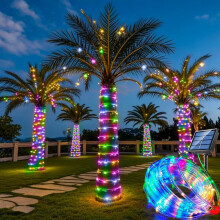 Outdoor LED String Lights Waterproof Decorative Light Tube for Courtyard Holiday with Multiple Colors