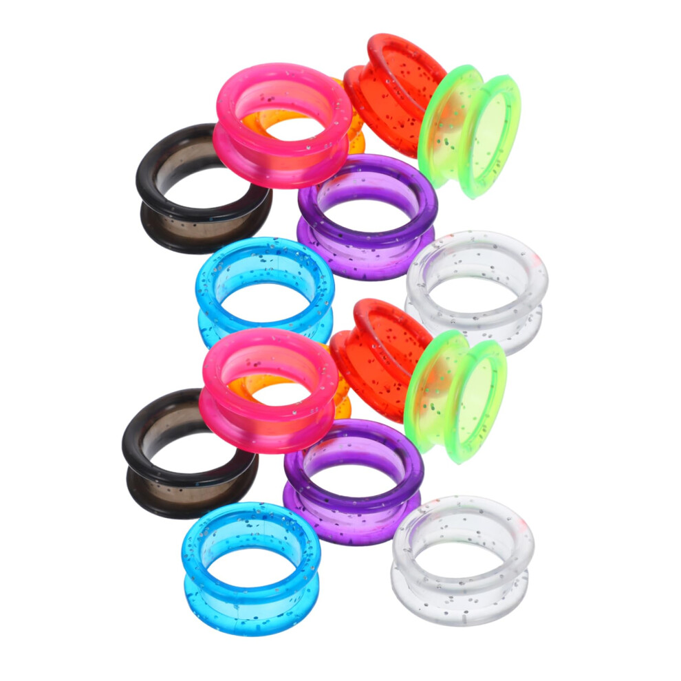 Hairdressing Scissor Finger Inserts 16pcs Soft Silicone NonSlip Rings for Barber Shears