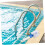 Swimming Pool Brush with Durable Bristles for Efficient Corner and Step Cleaning 2