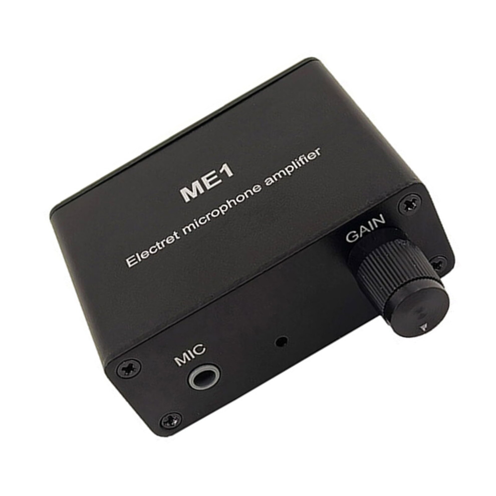 Portable Microphone Amplifier With 3 Outputs, Adjustable Gain, Clear Sound For Live Performance 9053599974833