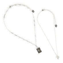Claire's Girls Teen Silver Zodiac Aries Necklace Set, Lobster Closure, 2-Pack, 38423