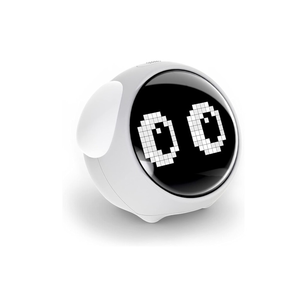 Children's Clock, Dual Alarm, Night Light with Adjustable Brightness