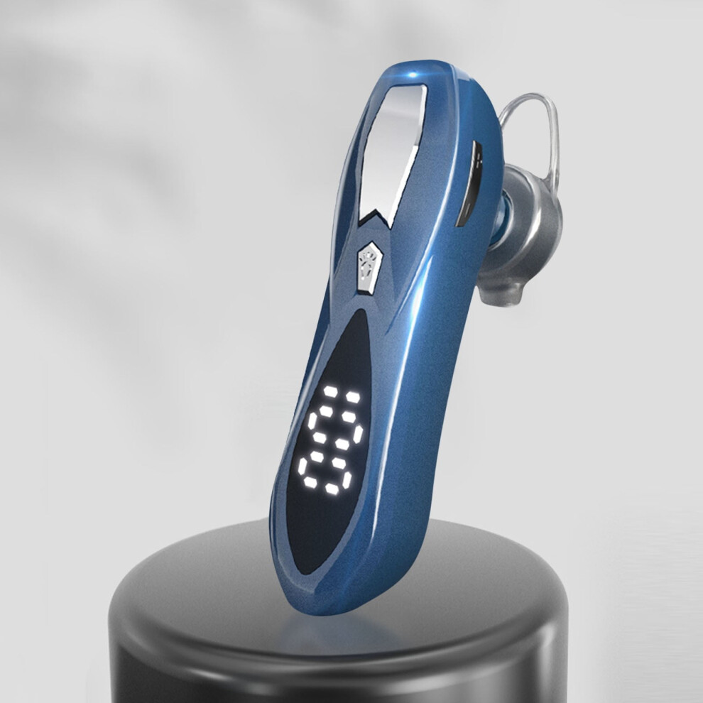 Eqwljwe Single Ear Headset With Mic, Bluetooth 5.0, Led Display, Waterproof Wireless Handsfree Earphone Â Holiday Clearance 9180479539889