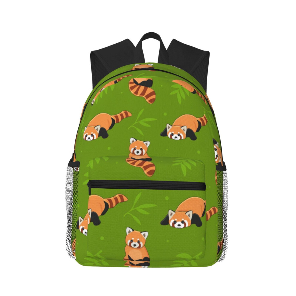 Panda Leave Tree Backpack Laptop Backpacks Travel Hiking Bag Business Backpacks For Women Men Red 9180479540151
