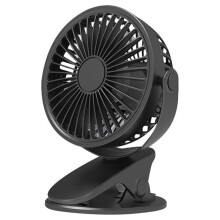 Clearance! USB Clip Fan Mini, Compatible with Car Bed Desktop, Portable Silent 3-Speed Wind, 720 Rotate, for Home Office