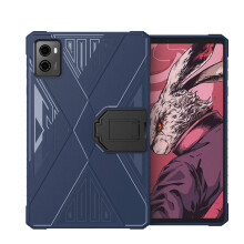Protective Case for compatible with Lenovo Legion Y700 2023, Shockproof TPU Cover with Stand, Anti-Scratch & Air Cushion Corners