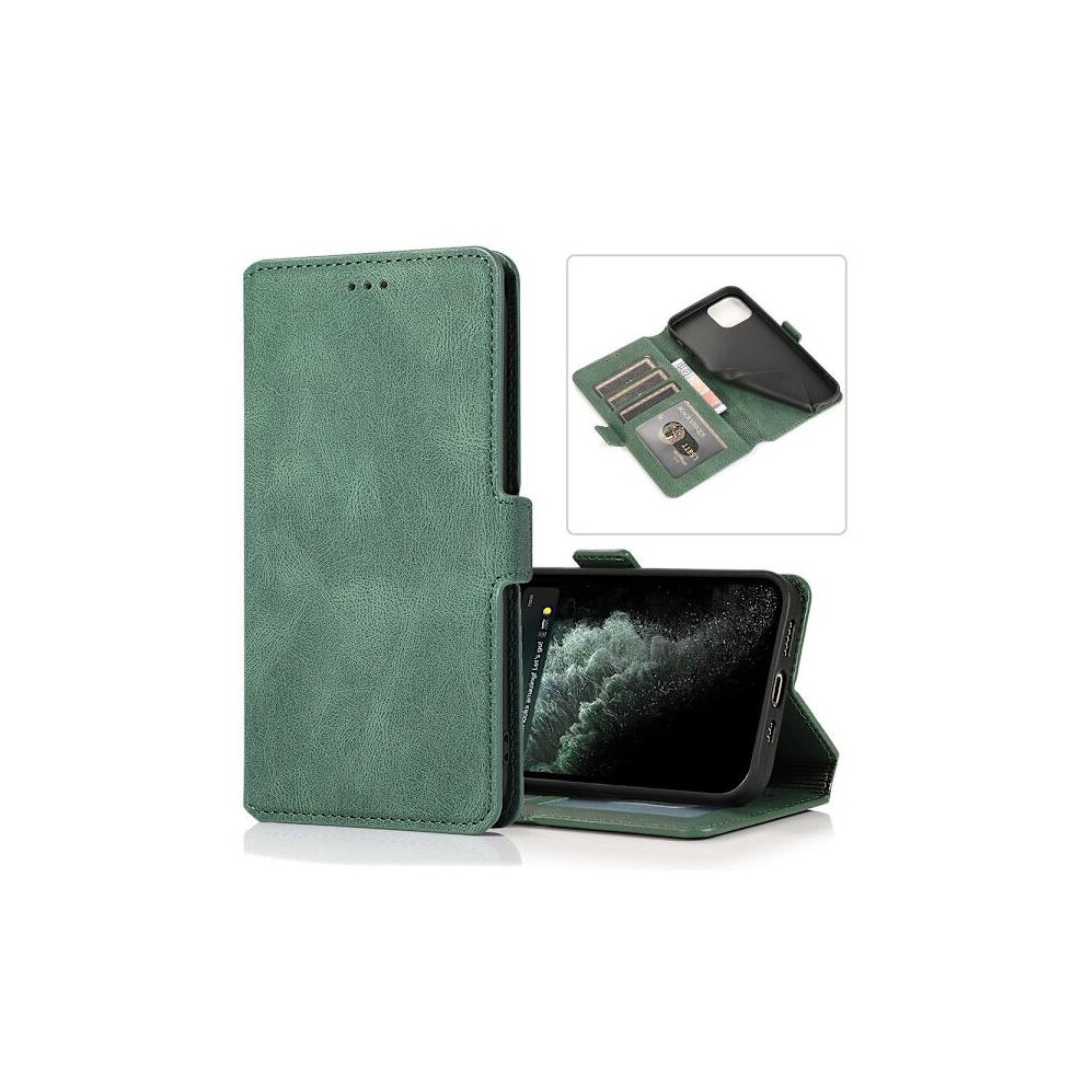 Compatible With Iphone 13 Pro - Stylish Floveme Wallet Case Dark Green 9418476371165