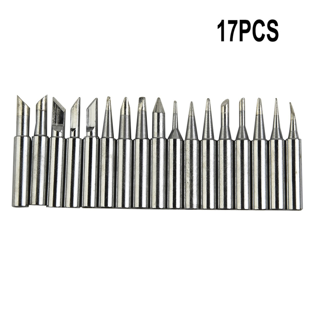 17Pcs Lead-Free Soldering Iron Tip 900M-T For Hakko 936 Soldering Station 9418476371448