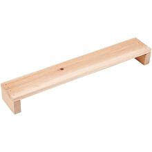 Wood Artist Leaning Bridge Hand Wrist Rest Stand for DIY Ceramic Clay Tools, Antique White 35x6x4.5cm