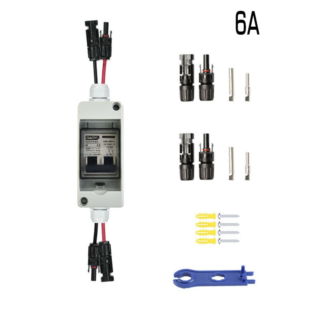 Pv Isolator Switch Dc/Ac 30A Ip65 Disconnect Circuit Breaker For Solar Panels 9418476371745