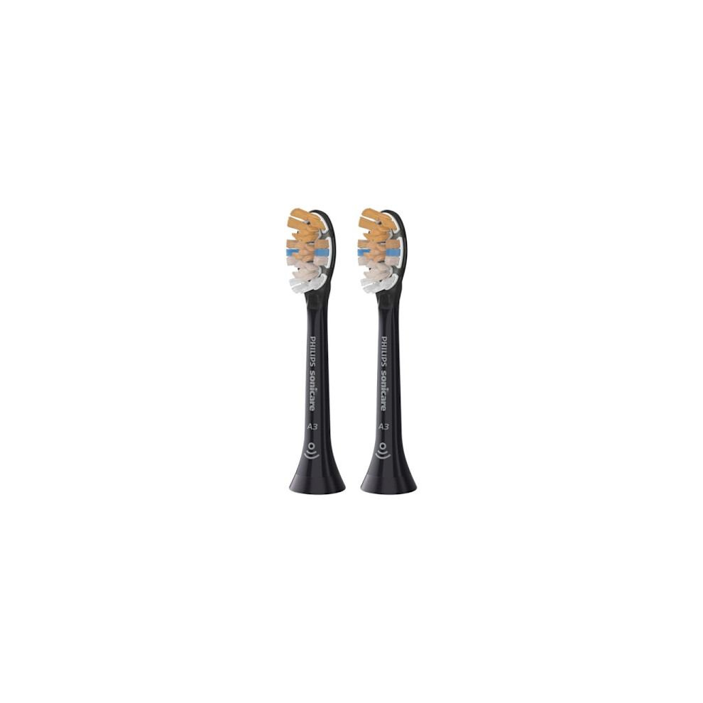 Black Compatible With Philips Sonicare A3 Premium All-Inone Hx9092 - Extra Toothbrush Head