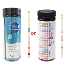 100 Pcs Water Test Strips 16-in-1 Aquarium Water Quality Test Strips for Water Quality Check Aquarium Fish Tank Pool
