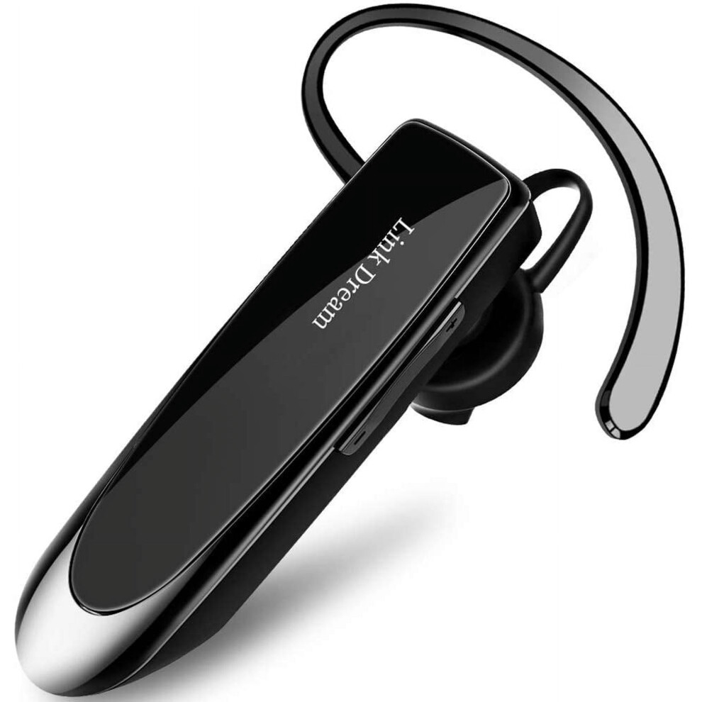 Bluetooth Earpiece For Cell Phones Wireless V5.0 Hands Free Noise Canceling Mic 24Hrs Talking 9180479539865