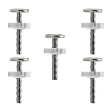 5 Pcs Isolation Door Bolt Pet Gate Spindle Rod Screws Rods for Baby Bolts Extender Dog Metal