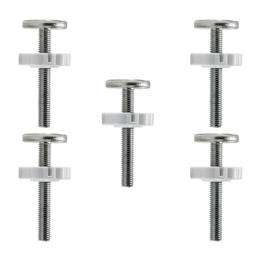 5 Pcs Isolation Door Bolt Pet Gate Spindle Rod Screws Rods for Baby Bolts Extender Dog Metal
