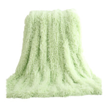 JeashCHAT Plain Color Double-sided Velvet Blanket, Compatible with Sofa Bed Window, White Double-layer Conditioning Cover