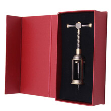 1 Set Practical Wine Bottle Opener Zinc Alloy Wine Opener Air Pressure Bottle Opener Household Gadget with Container for Bar Restaurant