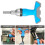T-Type Screwdriver Handle 2-In-1 Batch Ratchet Driver 4mm 6.35mm Hex Adapter 8