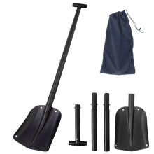 Telescopic Snow Shovel with Adjustable Handle, Lightweight HeavyDuty Scoop for Driveway and Car