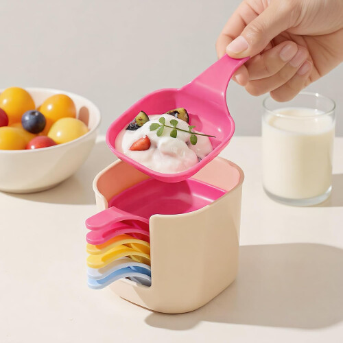 Small Dipping Bowls Ramekins Set with Stand, Stackable Ceramic Sauce Cups for Kitchen and Parties 1