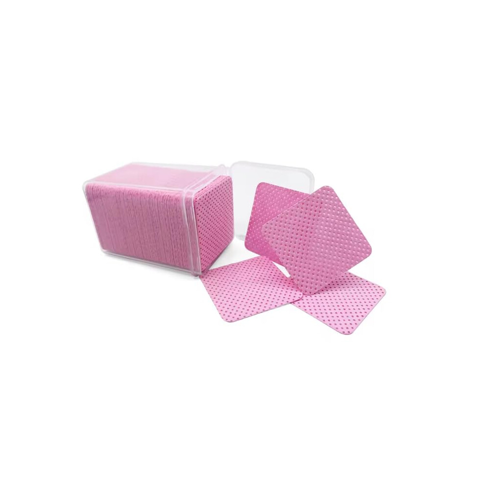 200PCS Lint Nail Wipes for Polish and Eyelash Glue Removal, Soft Disposable Cotton Pads