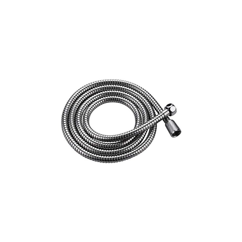Flexible Stainless Steel Shower Hose 2M Chrome Finish Universal Fit Leak Antikink Design 9053599975335