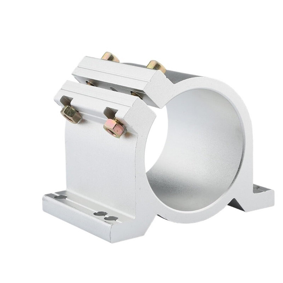 Cnc Spindle Clamp 80Mm Aluminum Holder Bracket For 2.2Kw Motor Secure Vibration Reduction 9455672630924