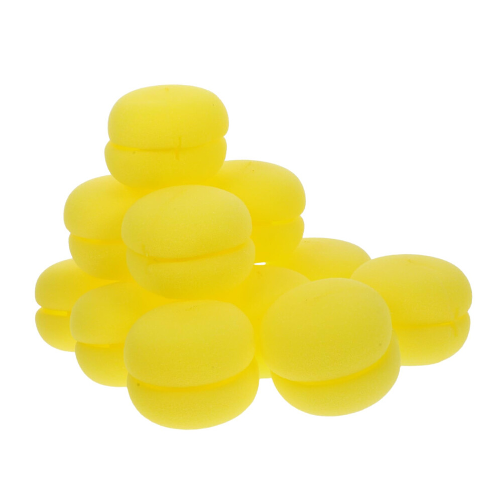 Hair Curlers 12pcs Soft Sponge Rollers for Women No Heat Overnight Gentle Curling Design