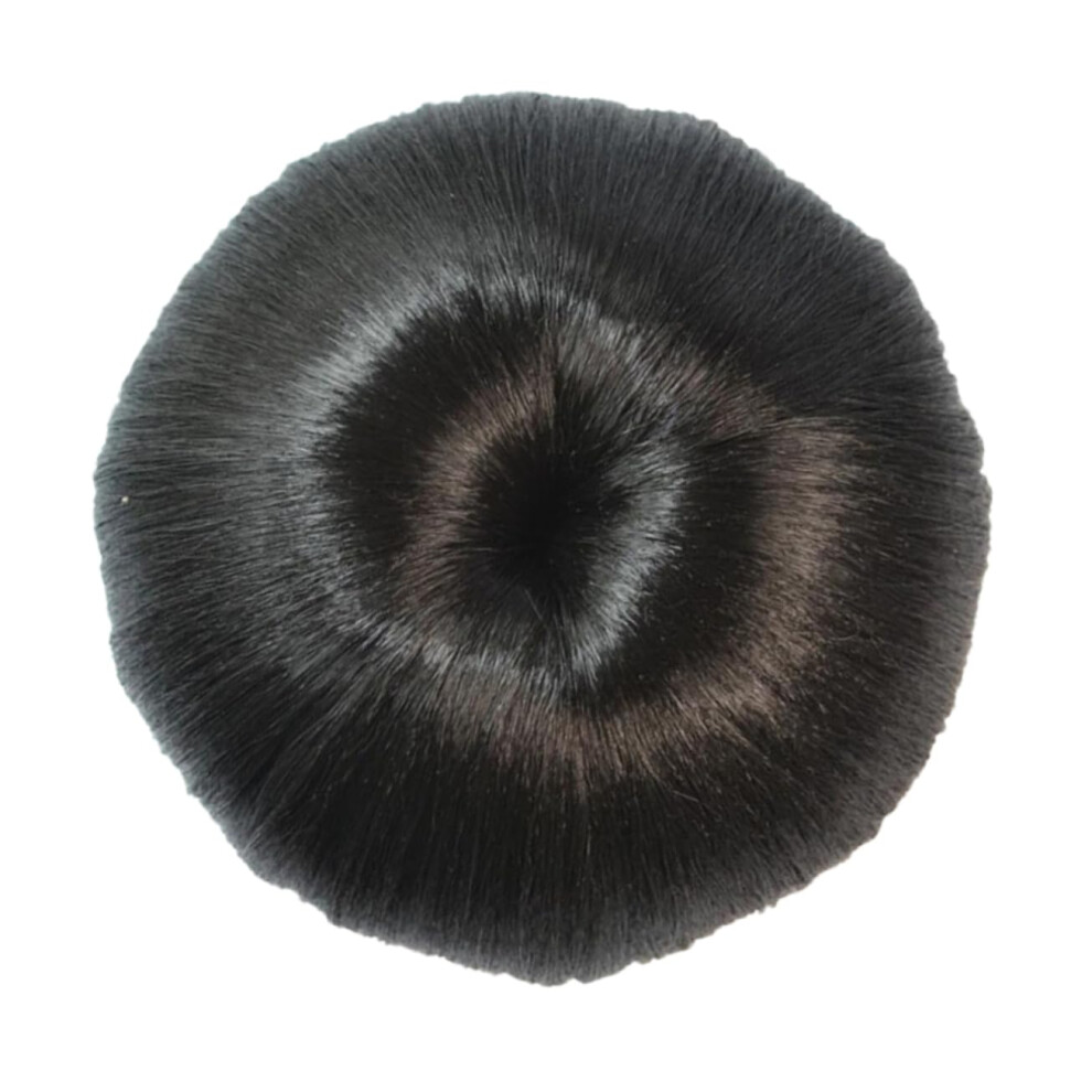 Hair Bun Maker Black Chignon Hairpiece Quick Volume Boost for Weddings Proms and Daily Styling