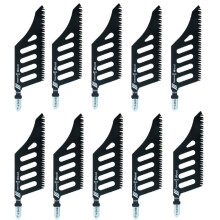 10x T Shank Jigsaw Blades Set for Dewalt and Bosch, Carbon Steel 11 TPI Wood Cutting