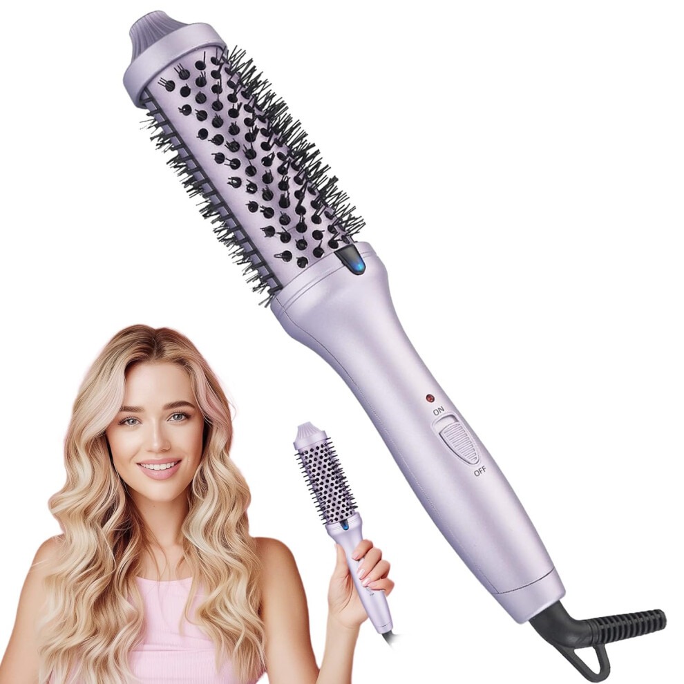 38mm Ceramic Heated Round Brush with Ionic Tourmaline, Root Lift Styling and Frizz Reduction