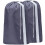 2 Pack Extra Large Nylon Laundry Bag with Wide Shoulder Strap, TearResistant, Grey 1