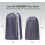 2 Pack Extra Large Nylon Laundry Bag with Wide Shoulder Strap, TearResistant, Grey 2