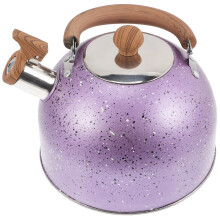 Coffee Makers Kettle Water Heater Camping Hot Tea Heating Pot Honk Purple Wood