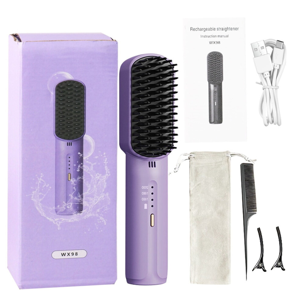 Negative Direct Hair Comb Negative Direct Hair Straightener Home Hair Care Hair Straightening Comb, Household Gadgets on Clearance
