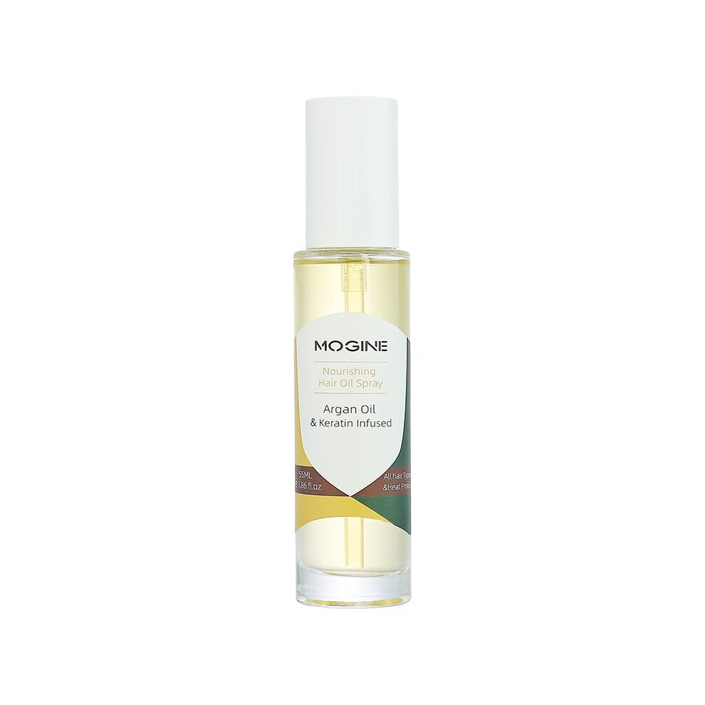 Argan Oil Keratin Hair Spray with Heat Protection for Frizz Control and Deep Nourishment