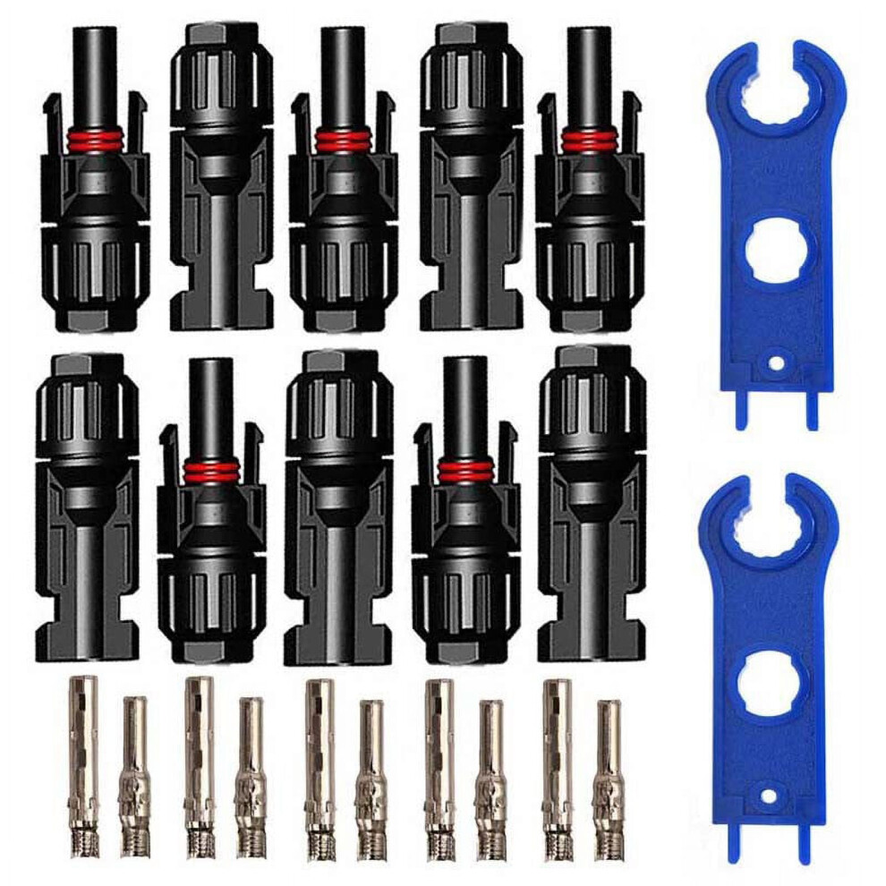 Supply Solar -Mc4 Photovoltaic Panel Parallel Fuse Connector 5*Connectors 9180479543527