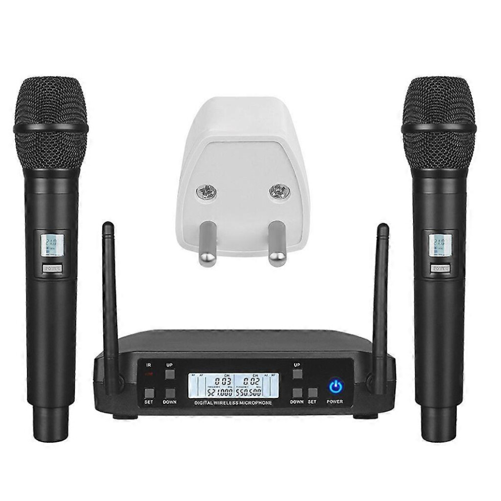 (As Show, Au) Karaoke Wireless Microphone System Uhf Automatic Handheld Frequency Adjustable 5213747831423