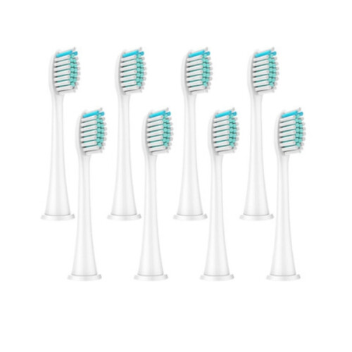 8-Pack Replacement Heads for compatible with Philips Sonicare Series 3, 6, 9 White