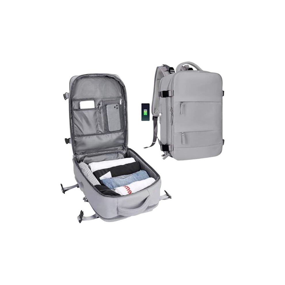 Cabin Suitcase 45X36x20 For Vueling, Easyjet, Ryanair Waterproof And Spacious Luggage (2210-001 1288 2350 D7)[Zhe] Pig 004 9180479544982